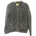 Ashley Women's Outer Wear Full Zip Up Puffer Bomber Jacket Black Size L Vintage Size L Photo 1