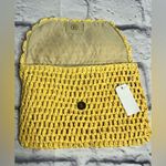 Melrose and Market  Nordstrom woven straw clutch bag new Photo 1