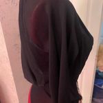 XOXO Rare Vintage Y2K X.O.X.O. Sheer black open back beaded floral top size M Photo 5