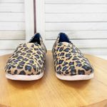 Toms  Alpargata Leopard Print Canvas Slip‎ On Shoes Tan Blue Women Size 9 Photo 1