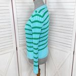 Talbots Textured Knit Striped Button Up Cardigan Sweater Tank Top Set XS Photo 2