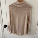 Wooden Ships  Cowl Open Knit Tan Sweater. Size S/M. Photo 3