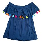 Escapada  Off-Shoulder Blouse with Colorful Tassels Photo 0