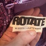 ROTATE Birger Christensen Billie Silver Purple Sequin Mini Cocktail Dress Size 2 Photo 7