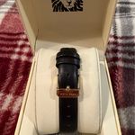 Anne Klein Women’s  Watch Gold tone with black leather strap. New in box.  Never worn. Photo 1
