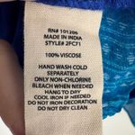 Soft Surroundings  Blue Sheer Kimono Cardigan Large Boho Open Front Lightweight Photo 9