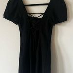 ZARA  Black Puff Sleeve Dress Photo 0