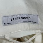 Banana Republic BR Standard Women’s size MP Medium Petite Popover Rain Jacket off white ivory Photo 6