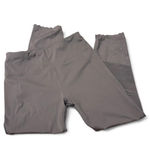 Varley  Gray Downing Excalibur Scalloped Mesh Back Panel Leggings Size M   Photo 2