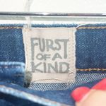 Wrangler Furst Of A Kind Dark Wash Denim Distressed Mini Skirt Photo 5