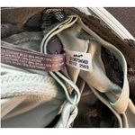 Aerie RARE  Corset-Style Bralette With Front Hook Closure Light Green Size Large Photo 4