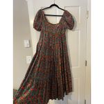 Free People  Ashley Babydoll Corduroy Floral Maxi Dress XS Cottage Trad Feminine Photo 3