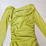 L'Academie  Cachet Mini Dress in Chartreuse LArge Photo 9