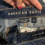 American Eagle Y2K Low-Rise Maxi Jean Skirt Sz 8 Medium Wash Grunge Denim Photo 5