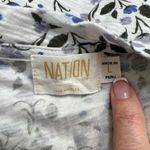 Nation Ltd ‎ Paulette Floral Flutter Sleeve Pima Cotton Top Cottagecore Photo 8