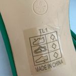 Nasty Gal  Green Skinny Strap Square Toe Ankle Tie Midi Heels Photo 6