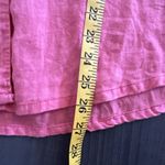 Malvin Hamburg Germany I Love Linen Womens L XL 100% Linen Top Coral Pink Luxery Size L Photo 9