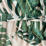 Piyama Monstera rayon romper, ruffle sleeves and hem, SIZE XL, EUC Green Photo 6