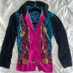 Sweet Rain  Women's Pink and Blue Blazer Photo 0