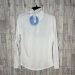 SANSOLEIL Women’s Top golf sports long sleeve White and Navy Size Medium Photo 4