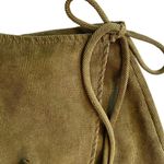 Blue Blush Olive Green Corduroy Wrap Skort with Tie Waist Size Small NWOT Photo 4