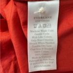 Everlane  Woven PJ Top Boxy Button Down Drop Shoulder Long Sleeves Orange S Photo 4