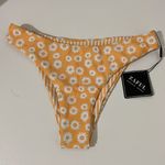 Zaful  floral Yellow Bikini Bottom. Size S Photo 0