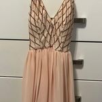 Short Chiffon Sparkly Mini Dress Photo 2