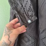 Alix of Bohemia Winifred Obsidian Black Eyelet Cotton Dress Size S Photo 7