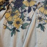 Charter Club  Gold Dust Floral Button Down Cardigan SIZE M Photo 1
