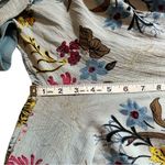 Natural Life Blue Floral Rayon Sleeveless Jumpsuit Romper size small Photo 4