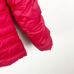 Nautica Red Faux Fur Trim Front Zipper Hoodie Zip Pocket Puffer Jacket Size XXL Photo 8