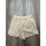 Nike Lab Women's Size Medium Khaki Brown Fleece Shorts Photo 2