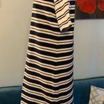 Vineyard Vines  Blue White Stripe T Shirt dress Shift short Sleeve M Medium Photo 3
