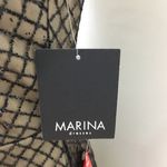 Marina Black Mesh Glitter Nude Formal Gatsby Wedding Formal Dress Gown Train 6 Photo 4