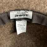 Maison Pholya Leopard Hat Womens Tan Black Animal Print Wide Brim Sun Wool Blend Brown Photo 8