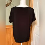 Ashley Stewart  Black Sequin Short Sleeve T-Shirt size 14/16 Photo 4