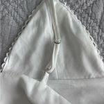 Tie Back White Lace Crop Top Photo 5