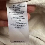 Faherty linen organic long sleeve beige neutral lightweight top size large L Tan Photo 6