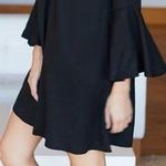 Emerson Fry Bell Sleeve Dress Black LBD Little Black Dress Size 8 Photo 1
