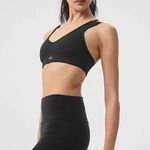 Alo Yoga Airlift Ribbed Jump Start V Neck Bra Photo 0