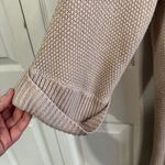 Feather tight knit open front cardigan size small Pink Photo 1