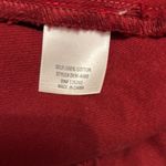 Miami Dark Red Denim Jacket Women’s Medium – Peplum Hem with Fringe Trim Photo 6