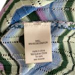 Torn By Ronny Kobo Chevron Crochet Knit Dress Midi Medium Space Dyed Sleeveless Photo 5