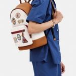 Coach NWT West Backpack With Patches cj512 Photo 0