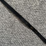 A. BROD Vintage Womens Black Edgy Western Glitter Rhinestone Gem Skinny Belt Size L Photo 5