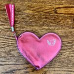 PINK - Victoria's Secret Heart Shape Victoria’s Secret PINK “I love Lipgloss” clear/pink coin purse Photo 1