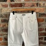 Eileen Fisher  White High Rise Ankle Jeans, S Photo 3