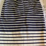 J.Crew  Striped Navy No. 2 Pencil Skirt Photo 1