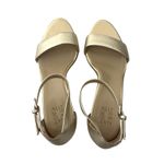Naturalizer  Vera Gold Metallic Leather Sandals Size 10 festive Holidays chic Photo 9